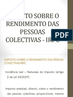 Tema V - Imposto Sobre o Rendimento Das Pessoas Colectivas-1