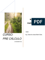 Manual Del PARTICIPANTE Curso Pre Calculo (Fundamentos)