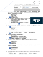Prueba Diagnostico Taller de Investigacion Iii PDF