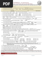 Please Answer All of The Following Questions and Bring This Questionnaire When Reporting For Jury Service