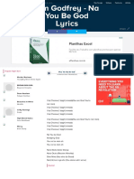 Planilhas Excel: Edit Lyrics (Print Lyrics