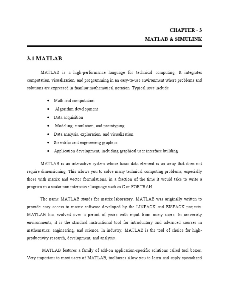 Chapter - 3 Matlab & Simulink | Download Free PDF | Matlab | Control Theory