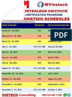 2021 Api Icp Exam Schedules