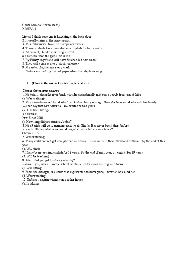 English Grammar Exercises | PDF | Language Arts & Discipline | Foreign ...