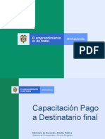 Pago A Destinatario Final - Capacitacion 2019 - Conversatorio Usuarios Antiguos