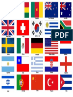 Bandeiras 1ª parte (25 bandeiras)