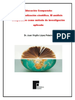 Educación Comparada. Conceptualización Científica. El Análisis Comparativo Como Método de Investigación Aplicada