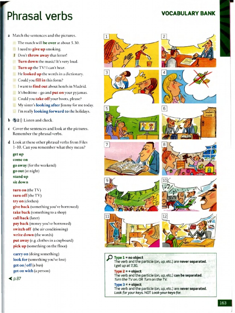 Phrasal Verbs PDF | PDF | Language Arts & Discipline | Foreign Language ...