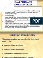 Etika & Perilaku Security
