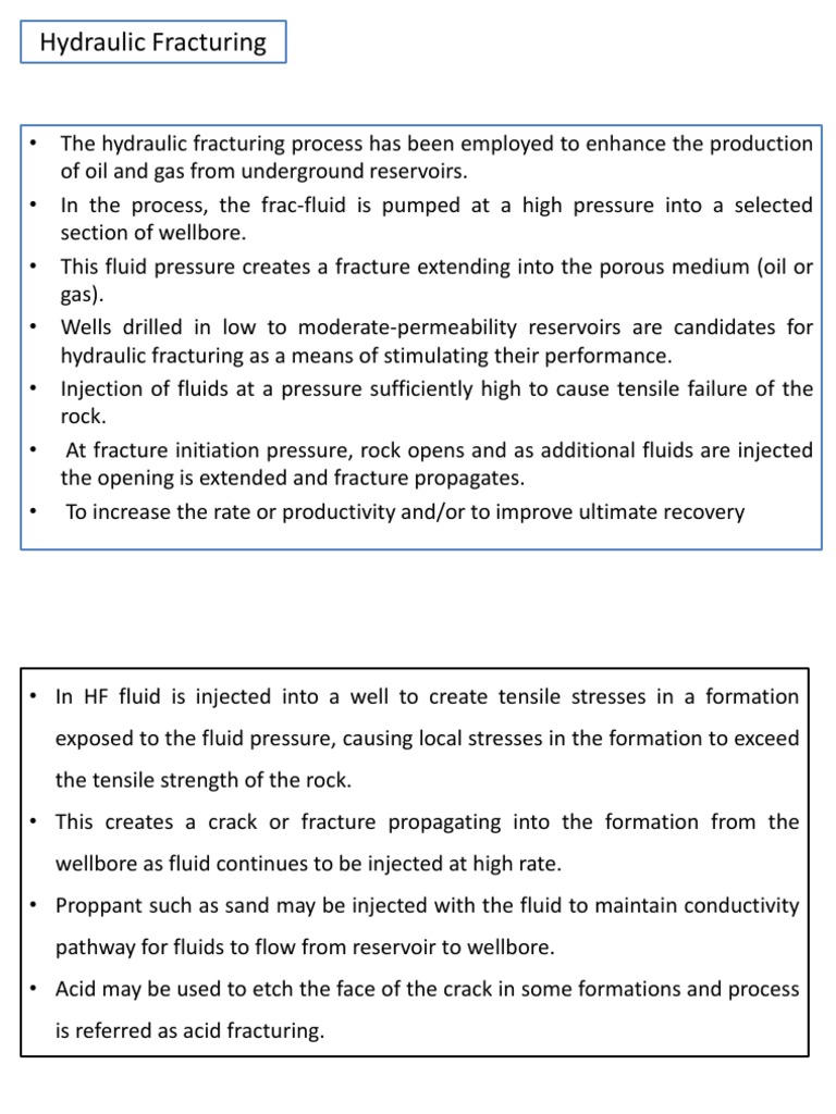 Hydraulic Fracturing Techniques Explained | PDF | Hydraulic Fracturing ...