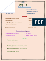 Unit 4 - Vocabulary