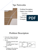 Pipe Networks: - Problem Description - Hardy-Cross Method
