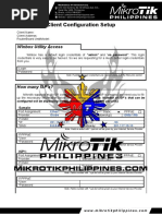 Client Configuration Form Revised