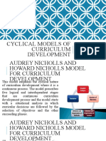 Cyclical Models of Curriculum Development