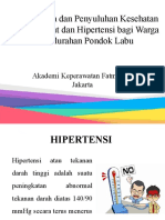 Pencegahan Dan Pengendalian Hipertensi