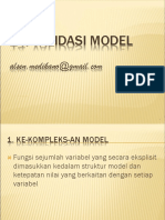 Validasi Model PDF