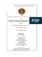 Visvesvaraya Technological University, Belagavi: Ph.D. Progress Report III For The Period July To December 2018