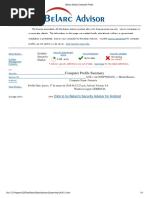 Computer Profile Summary: System Security Status