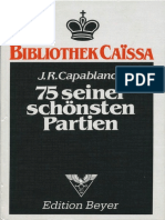 (Bibliothek Caïssa) Harry Golombek - J. Du Mont - R. Teschner - J.R. Capablanca - 75 Seiner Schönsten Partien-De Gruyter (1983) PDF