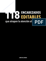 118 Encabezados Editables Que Atrapan La Atención Al Instante PDF