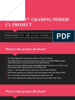Grade 9 1 Grading Period CL Project