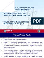 W-2-Day-2-I - Applying Fault in PSSE