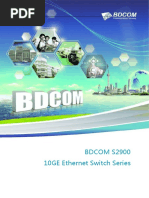 BDCOM S2900 10G Ethernet Switch Series Datasheet - V2.0