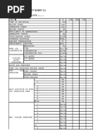 Engine Load Test Sheet