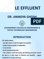 Textile Effluent: Dr. Anindya Ghosh