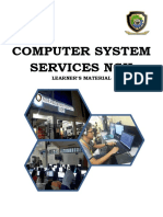 Computer System Services NCII Learner's Material