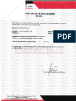 Constancia de Reparacion 19-654 Tecle Rachet 3TN B1210103 PDF