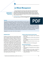 Dental Biomedical Waste Management: A Review