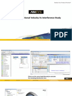 Rotational Velocity Vs Interference Study
