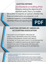 Philippine Standards On Auditing (PSA)