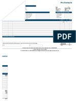 123 Pro Forma Invoice (Landscape) PDF