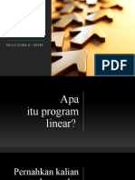 Pengertian Program Linear