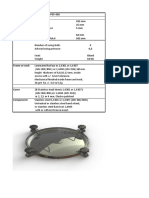 Technical File P35-418 Reference Dimensions 432 MM 25 MM 5 MM 62 MM 562 MM 4 0,3 Glued 10 KG Frame or Neck