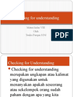 P2 Checking For Understanding Kelas VIII