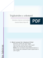 Triglicéridos y colesterol