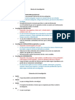 Niveles de Investigación