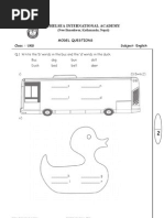 l.k.g hindi class paper exam ukg hindi l.k.g hindi class paper exam ukg hindi