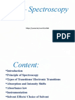 Uv-Spectroscopy 13-08-2020