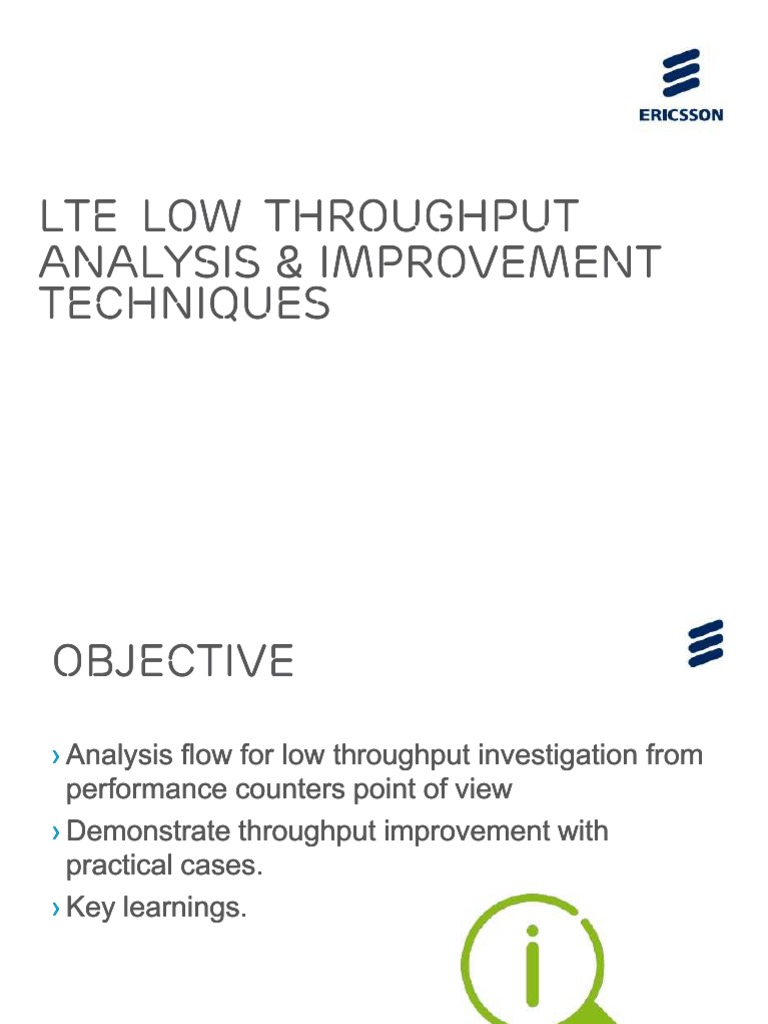 Lte Low Throughput Analysis And Improvement Techniques Pdf Pdf Mimo
