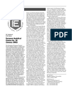 European Analytical Column No. 30 (January 2002) : International Bodies