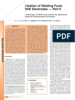 Characterization of Welding Fume From SMAW Electrodes - Part II