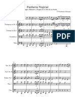 Fanfarria Nupcial Boda - Score and Parts
