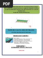 Note de Calcul Dalots PDF