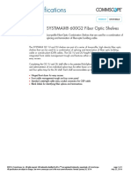 Product Specifications Product Specifications: SYSTIMAX® 600G2 Fiber Optic Shelves