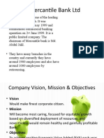 Mercantile Bank LTD HRM Profile