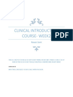 Clinical Introductory Course-Week2: Rawan Sami